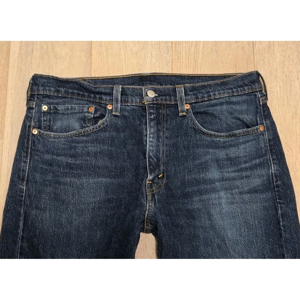Levi’s 505 Men’s Jeans 34x32 Straight Leg Dark Wash Classic Fit Denim